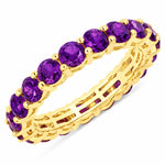 Bold Round Prong Set Eternity Ring