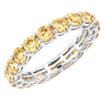 Bold Round Prong Set Eternity Ring