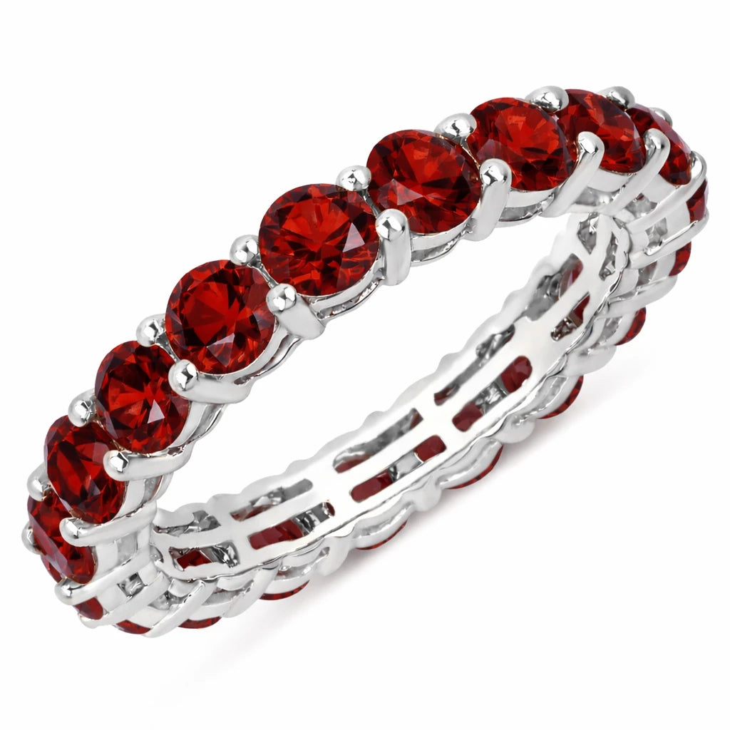 Bold Round Prong Set Eternity Ring