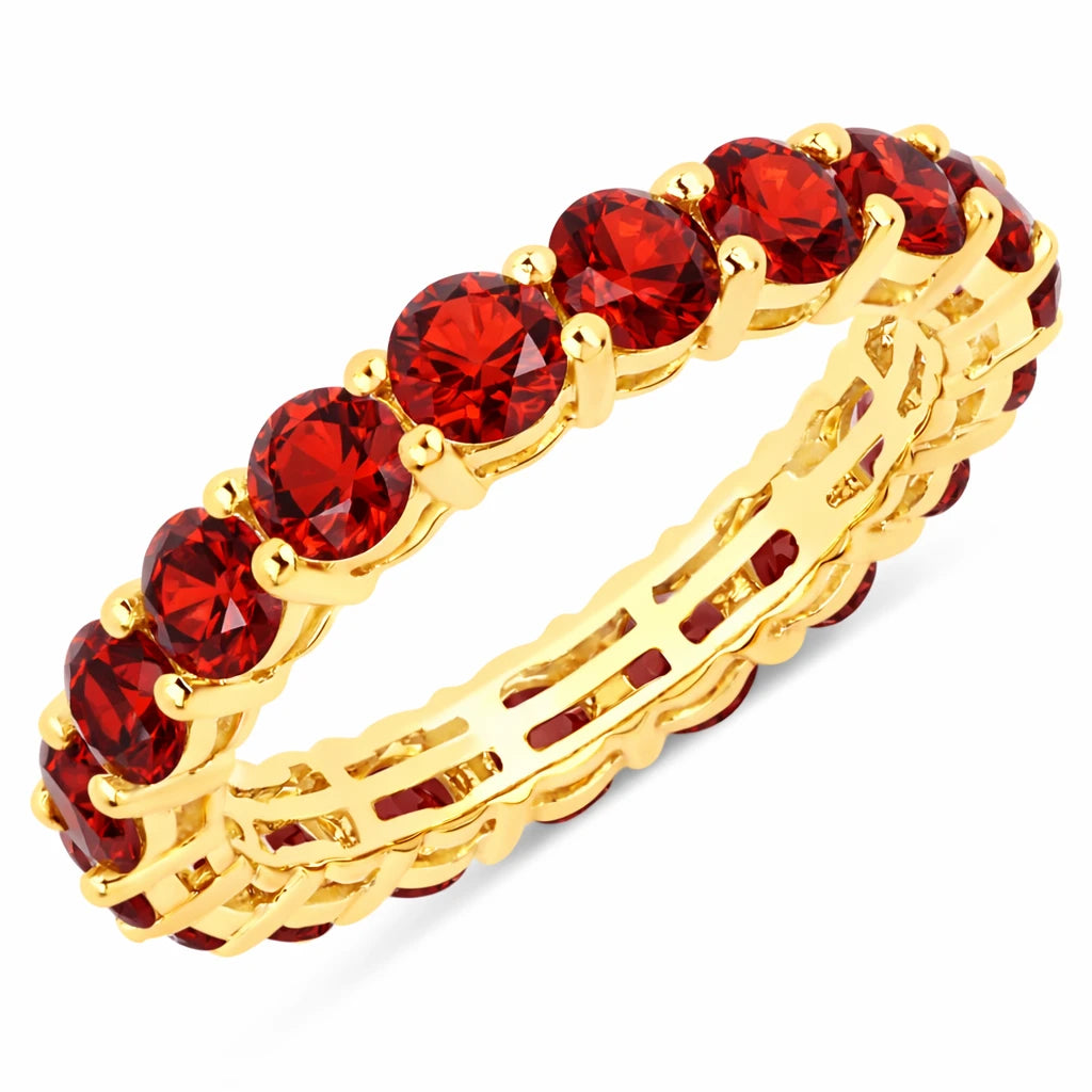 Bold Round Prong Set Eternity Ring