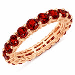 Bold Round Prong Set Eternity Ring