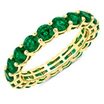 Bold Round Prong Set Eternity Ring