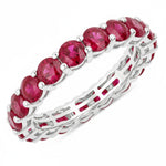 Bold Round Prong Set Eternity Ring
