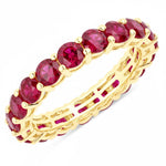 Bold Round Prong Set Eternity Ring