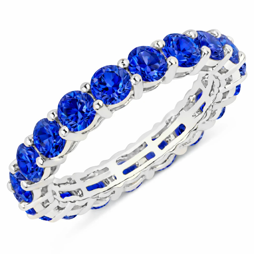 Bold Round Prong Set Eternity Ring