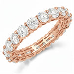 Bold Round Prong Set Eternity Ring