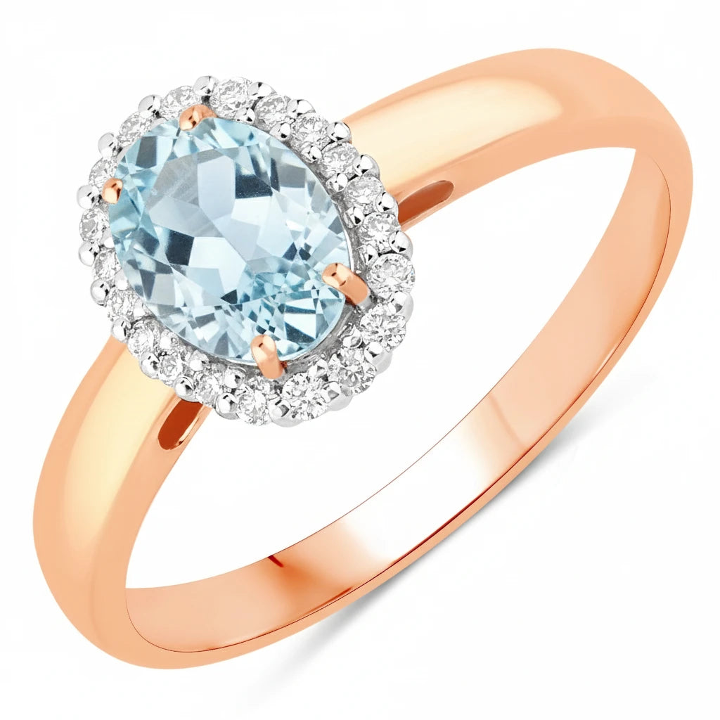 Oval Cut Diamond Accent Ring