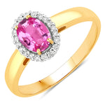 Oval Cut Diamond Accent Ring