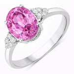 Cocktail Oval Cut Diamond Accent Ring