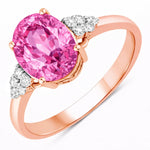 Cocktail Oval Cut Diamond Accent Ring