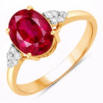 Cocktail Oval Cut Diamond Accent Ring