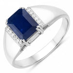 Emerald Cut Diamond Accent Ring