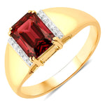 Emerald Cut Diamond Accent Ring