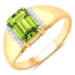 Emerald Cut Diamond Accent Ring