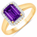 Heirloom Emerald Cut Diamond Accent Ring