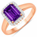 Heirloom Emerald Cut Diamond Accent Ring