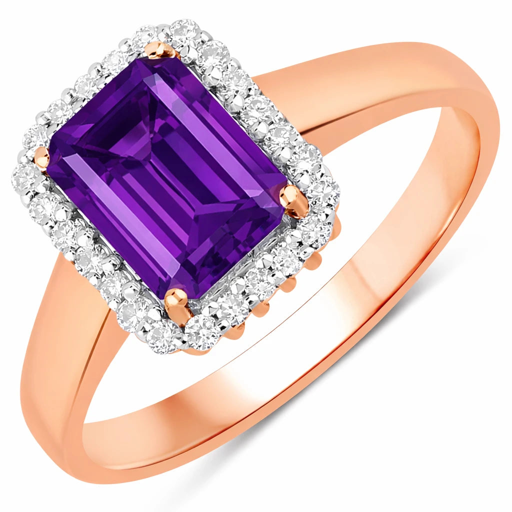 Heirloom Emerald Cut Diamond Accent Ring