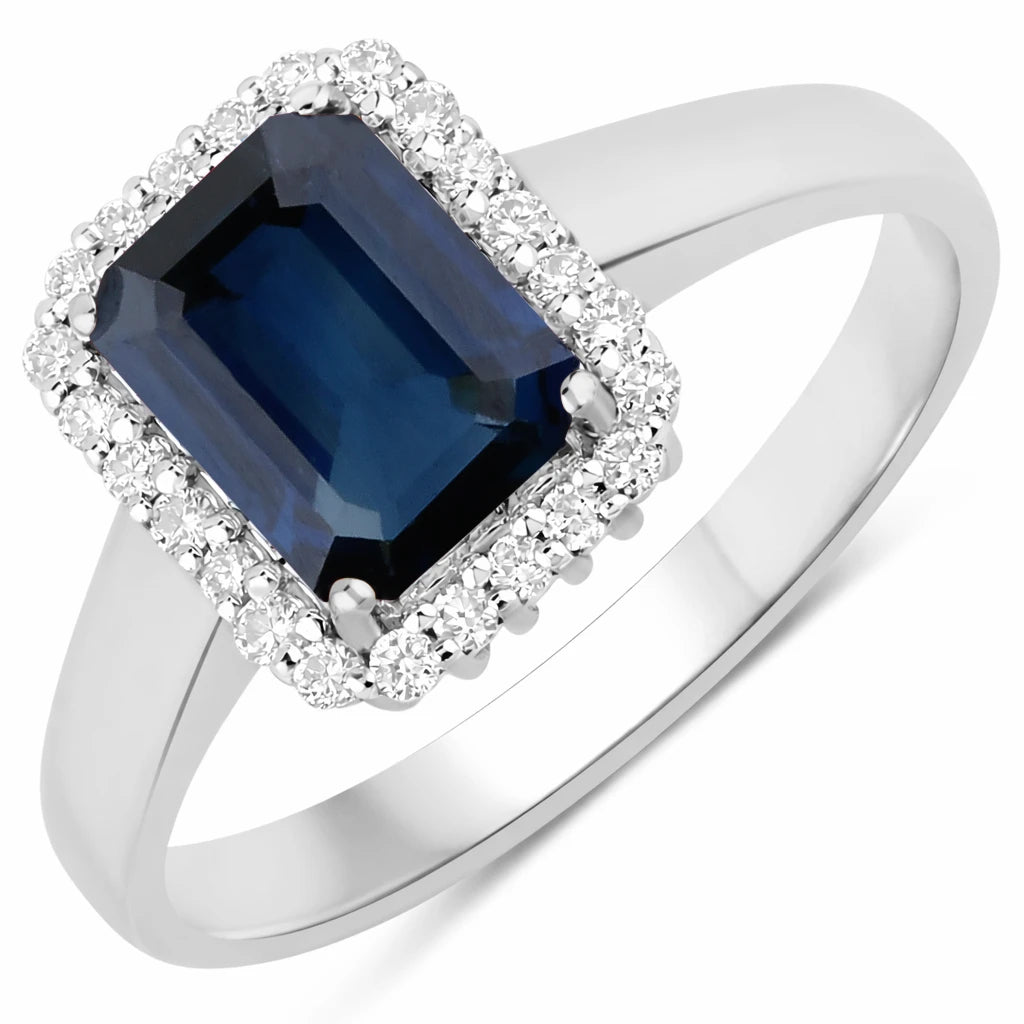 Heirloom Emerald Cut Diamond Accent Ring