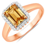 Heirloom Emerald Cut Diamond Accent Ring