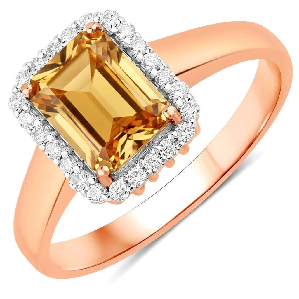 Heirloom Emerald Cut Diamond Accent Ring