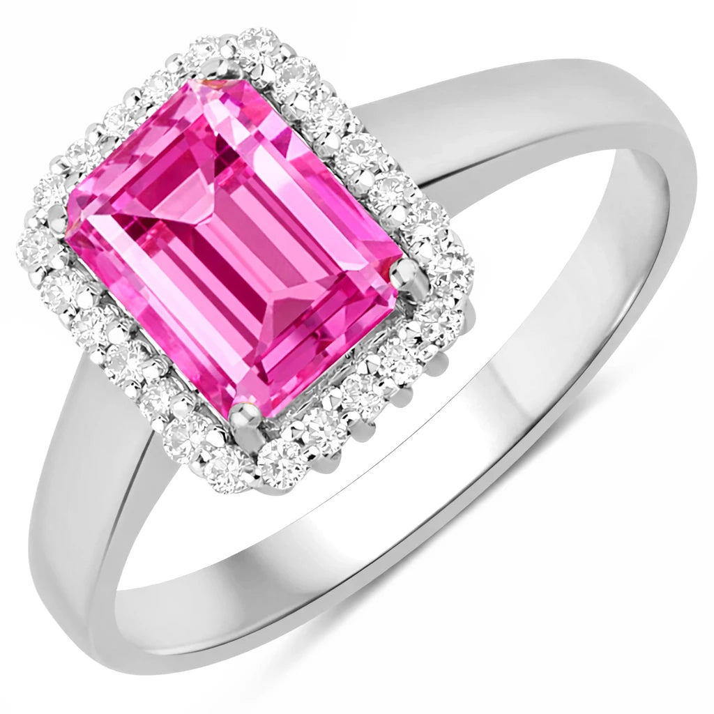 Heirloom Emerald Cut Diamond Accent Ring