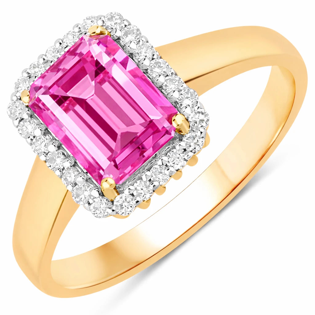 Heirloom Emerald Cut Diamond Accent Ring