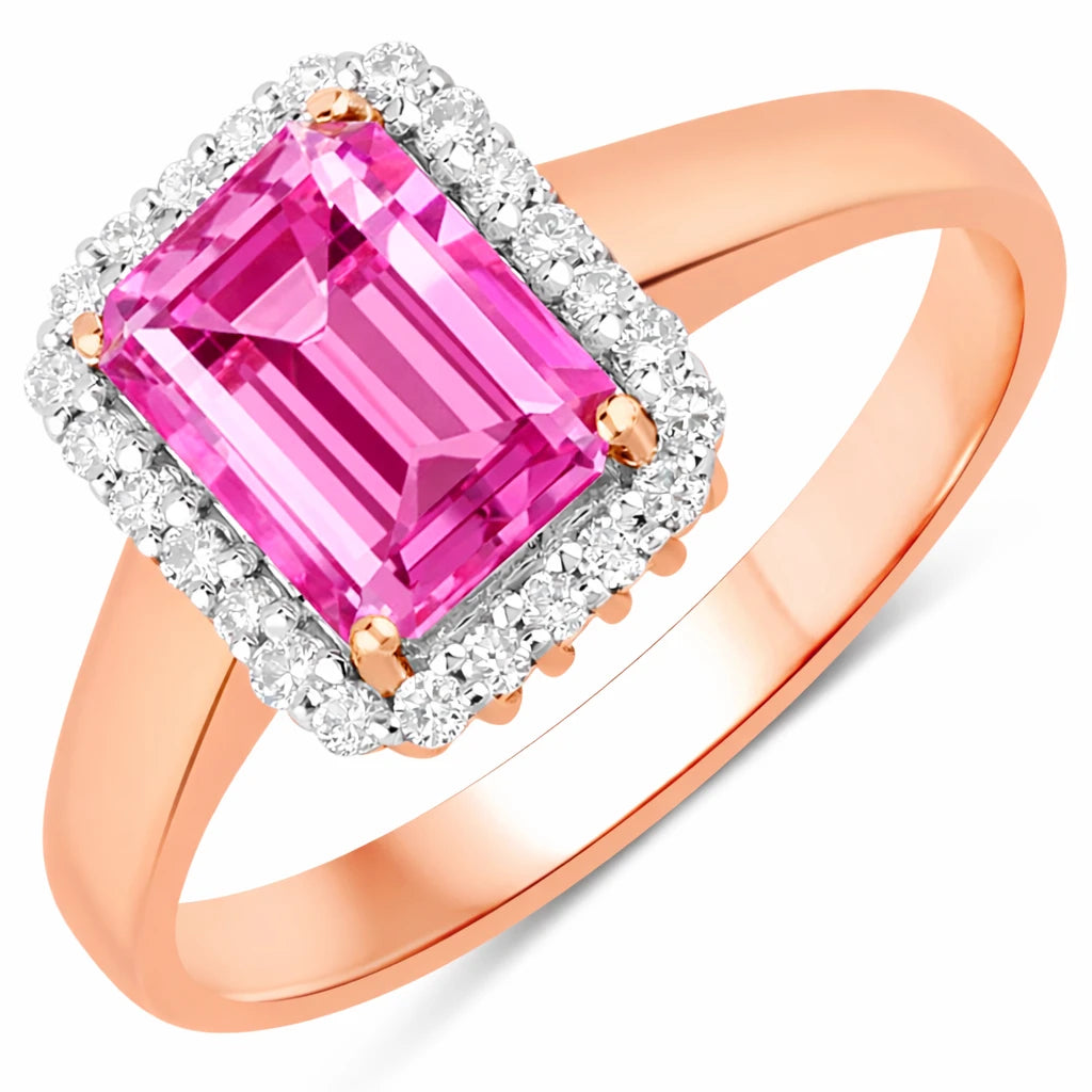 Heirloom Emerald Cut Diamond Accent Ring