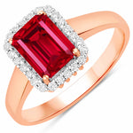 Heirloom Emerald Cut Diamond Accent Ring
