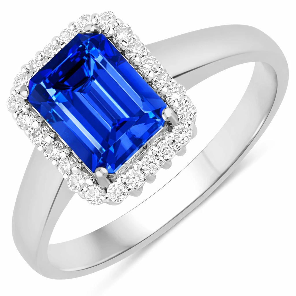 Heirloom Emerald Cut Diamond Accent Ring