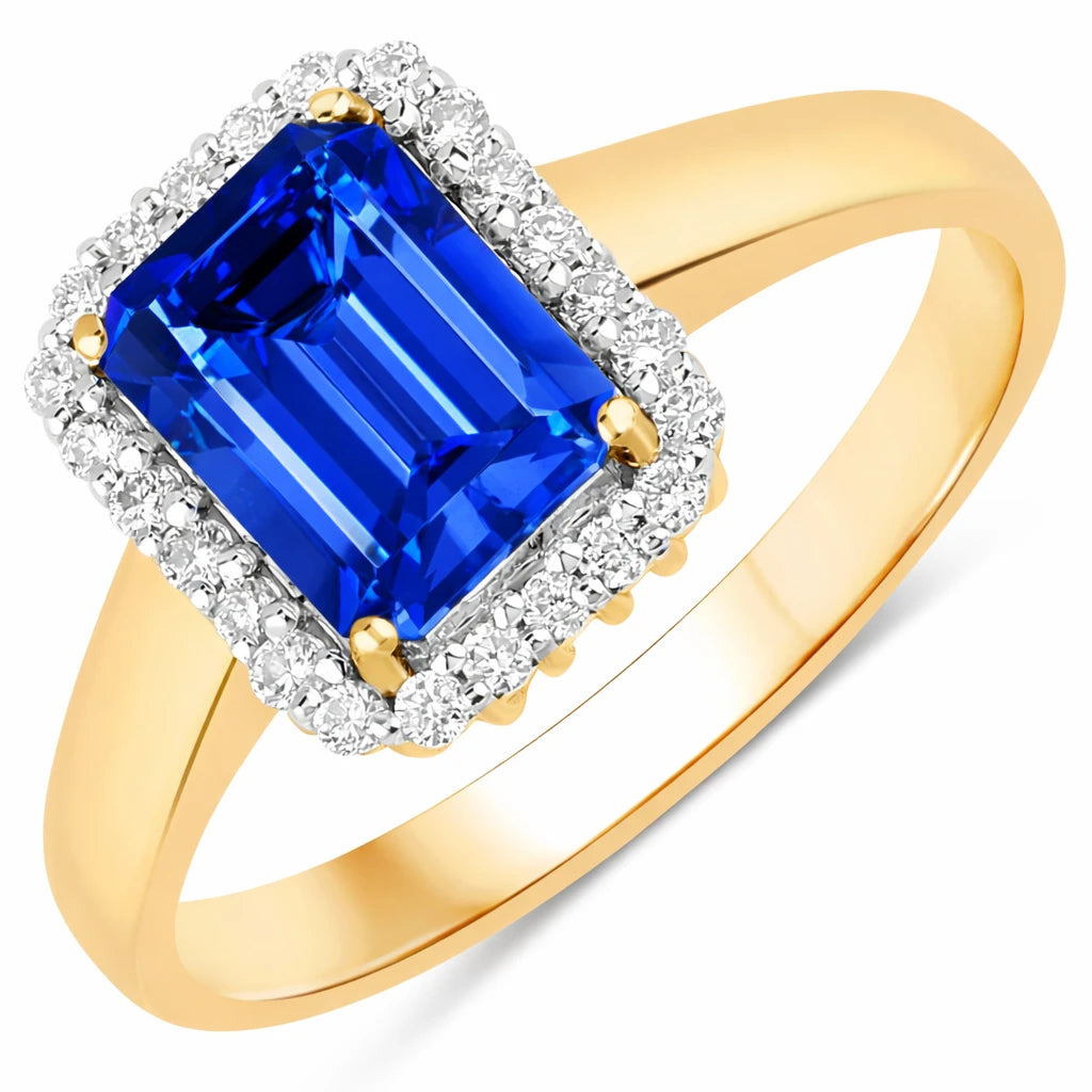 Heirloom Emerald Cut Diamond Accent Ring