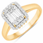 Heirloom Emerald Cut Diamond Accent Ring