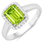 Heirloom Emerald Cut Diamond Accent Ring