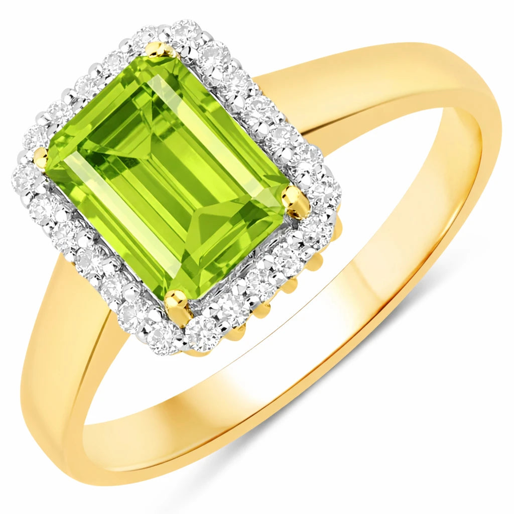 Heirloom Emerald Cut Diamond Accent Ring