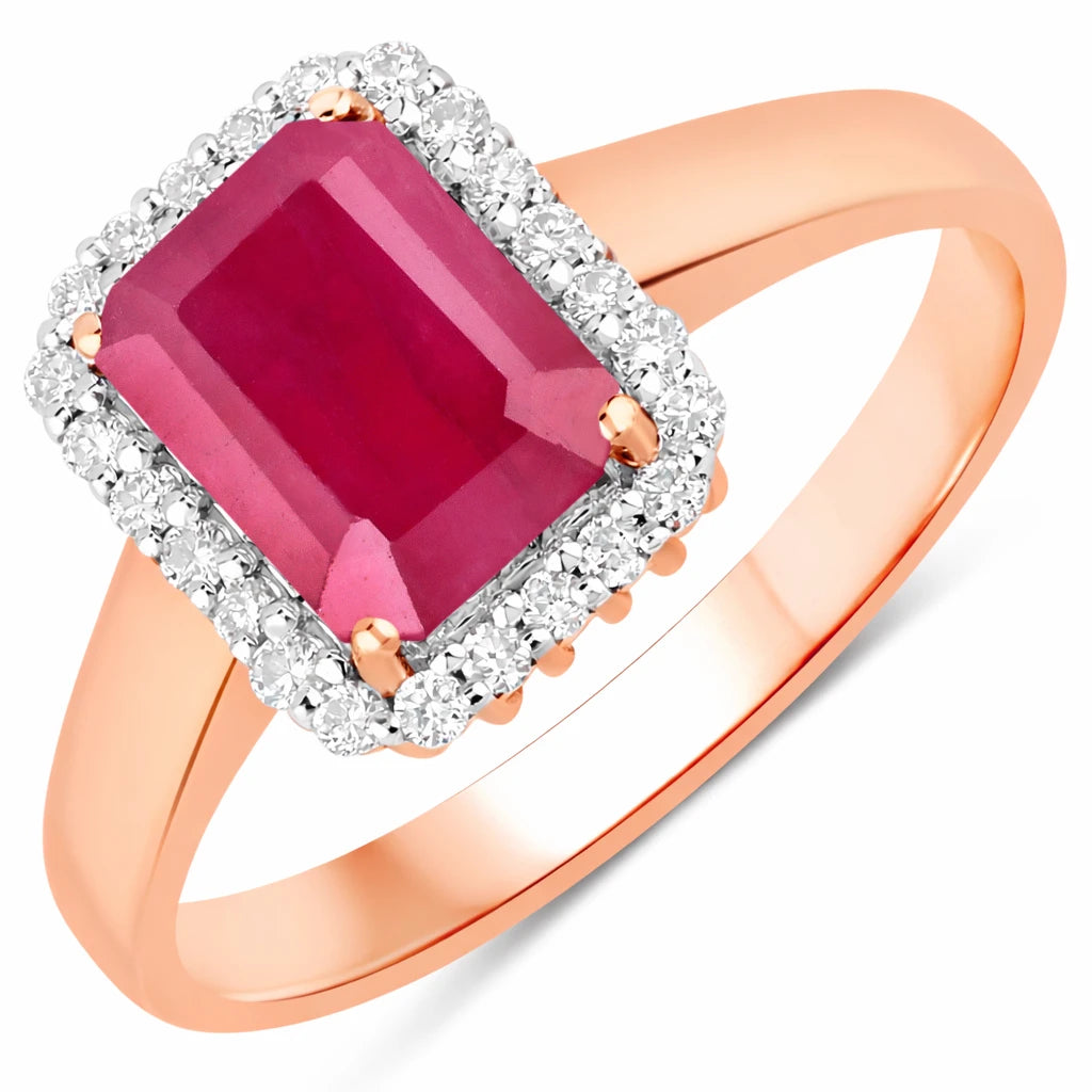 Heirloom Emerald Cut Diamond Accent Ring