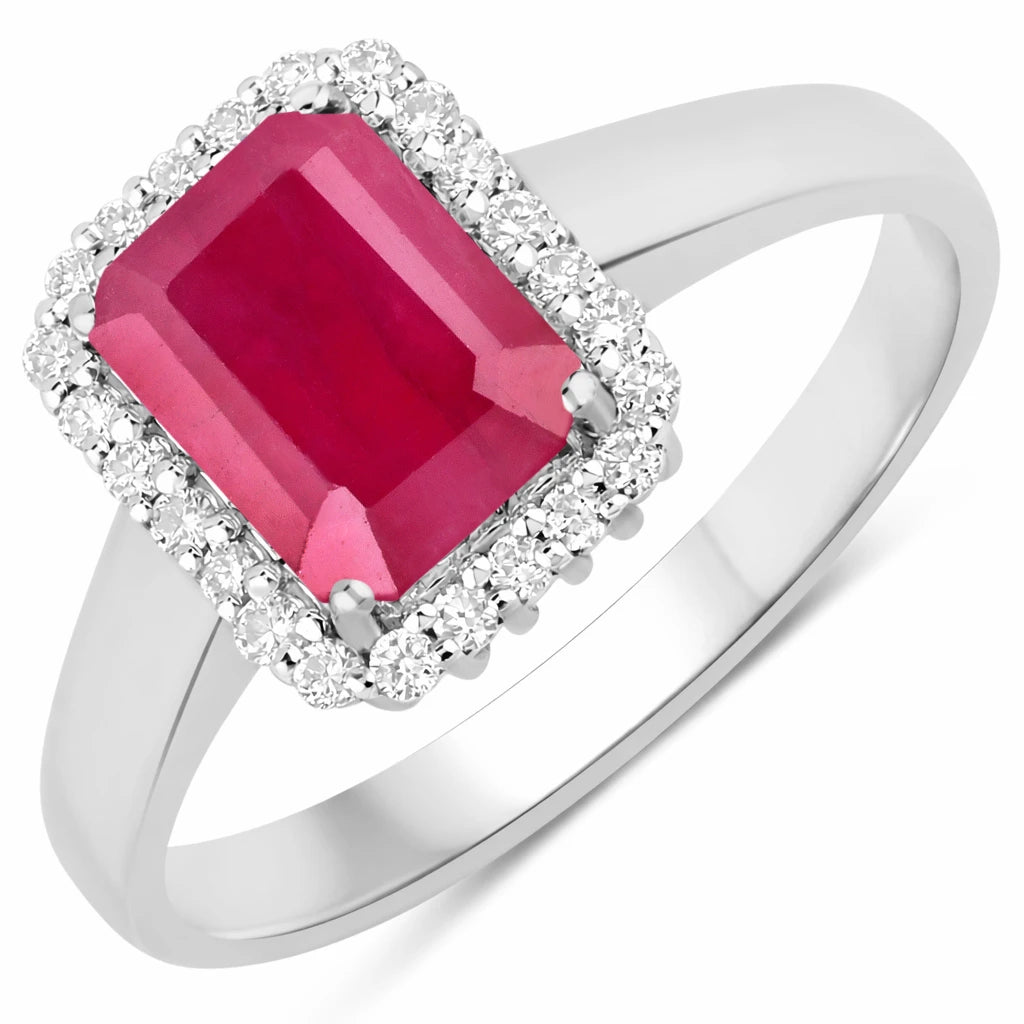 Heirloom Emerald Cut Diamond Accent Ring