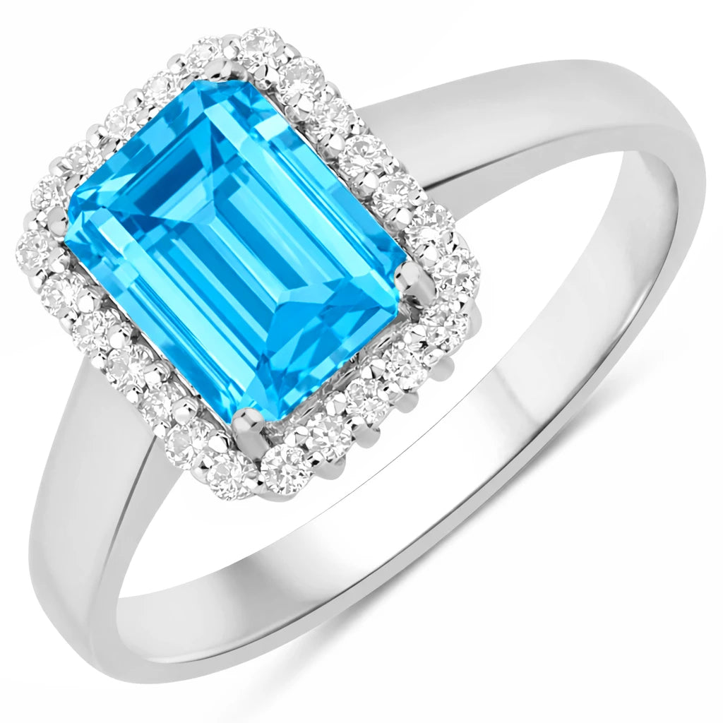 Heirloom Emerald Cut Diamond Accent Ring