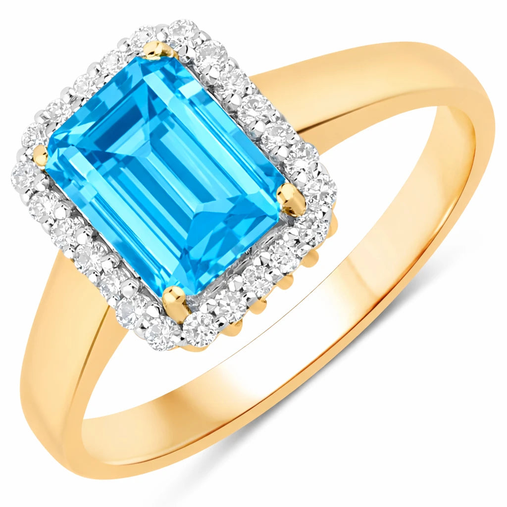 Heirloom Emerald Cut Diamond Accent Ring