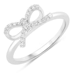 Natural Diamond Bow Ring