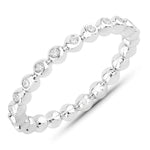 Dainty Bubble Ring in Natural Diamonds