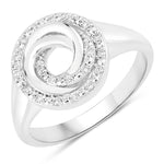 Forever Knot Ring in Natural Diamonds
