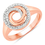 Forever Knot Ring in Natural Diamonds