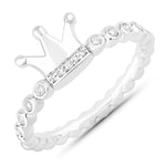 Queen Ring in Natural Diamonds