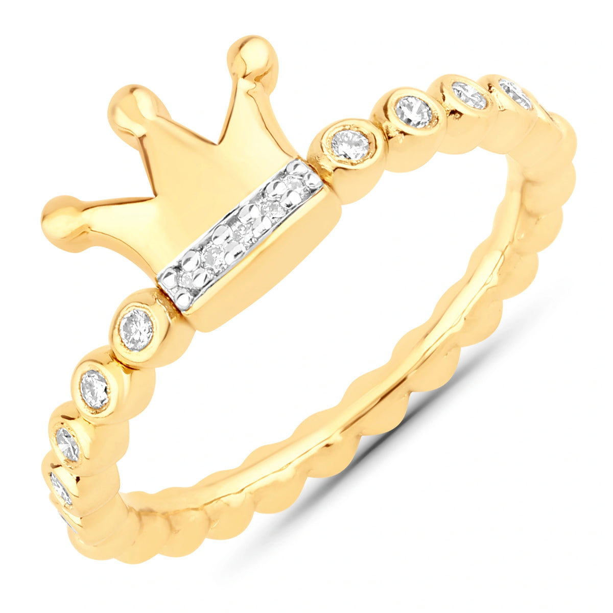 Queen Ring in Natural Diamonds