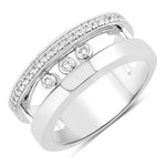 Dancing Diamonds Statement Ring