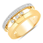 Dancing Diamonds Statement Ring
