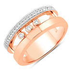 Dancing Diamonds Statement Ring