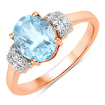 Timeless Oval Cut Diamond Accent Ring