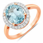 Statement Oval Cut Diamond Accent Ring