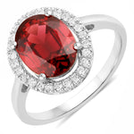 Statement Oval Cut Diamond Accent Ring
