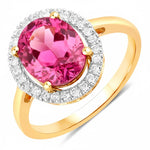 Statement Oval Cut Diamond Accent Ring